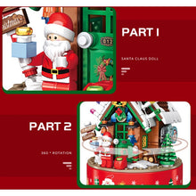 Load image into Gallery viewer, 502PCS Christmas Music Box Santa House Model Building Block Brick Toy Gift Set Kids