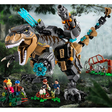 Load image into Gallery viewer, 610PCS MOC Dinosaur Chase Scene Figures Model Toy Building Block Brick Gift Kids
