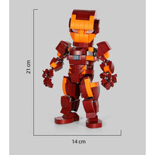 Load image into Gallery viewer, MOC Captain Iron Bat Warrior Man Figure Model Toy Building Block Brick Gift Kids Display