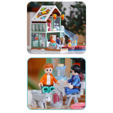Load image into Gallery viewer, 429PCS MOC City Girls Hot Spring Spa Villa Resort Figure Model Toy Building Block Brick Gift Kids