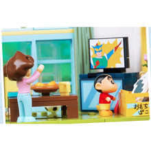Load image into Gallery viewer, MOC Crayon Shin-chan Comic Cartoon Home House Figure Model Toy Building Block Brick Kids Gift