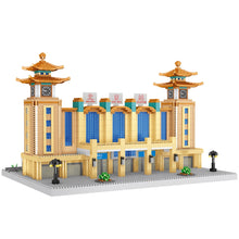 Load image into Gallery viewer, 3569PCS Architecture Beijing Train Railway Station Model Toy Building Block Brick Gift Kids Compatible Lego