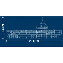 Load image into Gallery viewer, 1002PCS Military WW2 8in1 003 Aircraft Carrier Ship Figure Model Toy Building Block Brick Gift Kids Compatible Lego
