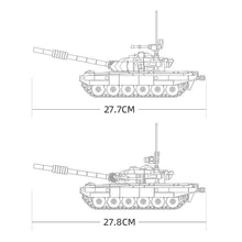Load image into Gallery viewer, 770PCS MOC Military WW2 2in1 T72B3 T72M1 Main Battle Tank Figure Model Toy Building Block Brick Gift Kids New