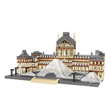 Load image into Gallery viewer, 3377PCS Architecture The Louvre Museum Paris France Model Building Block Brick Toy Display Gift Set Kids New Compatible Lego