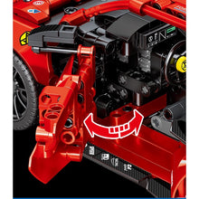 Load image into Gallery viewer, 1374PCS MOC Technic Speed 488 Super Racing Sports Car Model Toy Building Block Brick Gift Kids Compatible Lego 1:14