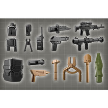 Load image into Gallery viewer, 499PCS Military Semi Tracked Armored Vehicle Truck Figures Model Building Block Brick Toy Gift Set Kids New