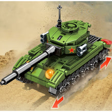 Load image into Gallery viewer, 855PCS Military WW2 4in1 Type 99 Main Battle Tank Figure PHL-03 ZBL-08 IFV Model Toy Building Block Brick Gift Kids Compatible Lego