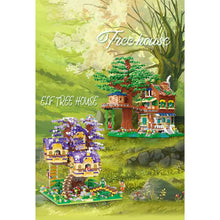 Load image into Gallery viewer, MOC Micro Mini Elf Tree House Garden Figure Model Toy Building Block Brick Gift Kids Cute