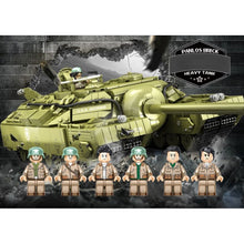 Load image into Gallery viewer, 2986PCS Military WW2 Large T28 Heavy Tank Figure Model Toy Building Block Brick Gift Kids DIY