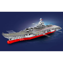 Load image into Gallery viewer, 3010PCS Military WW2 Large Shandong Class Aircraft Carrier PLA NAVY Figure Model Toy Building Block Brick Gift Kids Compatible Lego