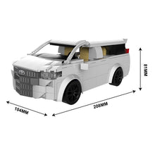 Load image into Gallery viewer, 369PCS MOC Technic Alphard MPV Mini Van Car Model Toy Building Block Brick Gift Kids Compatible Lego
