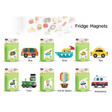 Load image into Gallery viewer, MOC Refrigerator Fridge Magnets Cute Animal Food Architecture Scenic Spots Transportation Model Toy Building Block Brick Gift Kids Compatible Lego