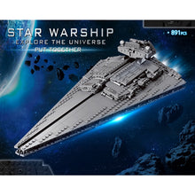 Load image into Gallery viewer, 891PCS Space Star Warship Battleship Frigate Model Display Building Block Brick Toy Gift Set Kids New