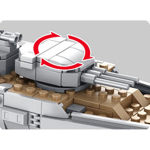 Load image into Gallery viewer, 1418PCS Military Deutschland Class LUTZOW Battleship Model Toy Building Block Brick Gift Kids Compatible Lego