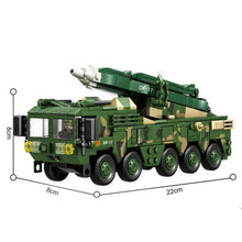 Load image into Gallery viewer, 522PCS Military WW2 DF-17 Hypersonic Missiles Truck Figure Model Toy Building Block Brick Gift Kids