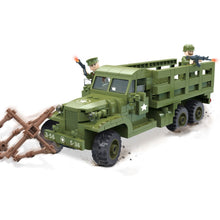 Load image into Gallery viewer, 357PCS Military WW2 CCKW-353 Truck Figure Model Toy Building Block Brick Gift Kids