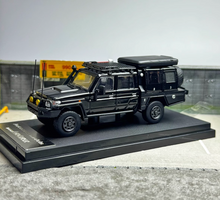 Load image into Gallery viewer, Autobots 1:64 Black Land Cruiser J70 LC79 Pickup Crew Cab Model Diecast Car