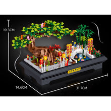 Load image into Gallery viewer, 1426PCS Bonsai Mini Pine Bamboo Tree Park Figures Model Building Block Brick Toy Display Gift Set Kids New Compatible Lego
