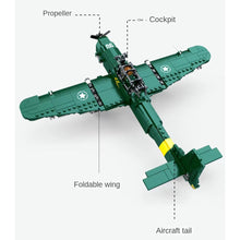 Load image into Gallery viewer, 502PCS Military WW2 Junkers JU-87 Bomber Stuka Figure Air Fighter Model Toy Building Block Brick Gift Kids