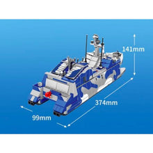 Load image into Gallery viewer, 935PCS Military WW2 Type 022 Missile Boat Houbei Class Figure Model Toy Building Block Brick Gift Kids