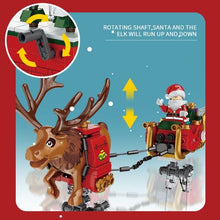 Load image into Gallery viewer, 940PCS Christmas Party Santa Deer Snow House Figures Toy Model Building Block Brick Gift Set Kids New