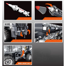 Load image into Gallery viewer, 1597PCS MOC Military WW2 2in1 DF 21D Missile Truck MRBM Ural 375 Figure Model Toy Building Block Brick Gift Kids Compatible Lego