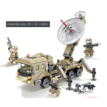 Load image into Gallery viewer, 432PCS Military WW2 YLC-20 Radar Warning Vehicle Truck Figure Model Toy Building Block Brick Gift Kids