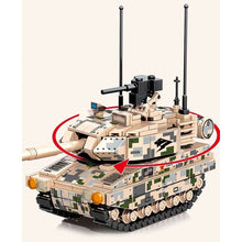 Load image into Gallery viewer, 455PCS Military WW2 ZTQ-15 Type 15 Light Tank Figure Model Toy Building Block Brick Gift Kids