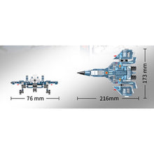 Load image into Gallery viewer, 352PCS Military WW2 J-15 Flying Shark Flanker Air Fighter Figure Model Toy Building Block Brick Gift Kids