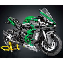 Load image into Gallery viewer, 2088PCS MOC Technic Large Kawasaki H2 SX SE Motorcycle Motor Bike Model Toy Building Block Brick Gift Kids 1:5