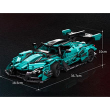 Load image into Gallery viewer, 1391PCS MOC Technic Tiffany Apollo Super Racing Sports Car Model Toy Building Block Brick Gift Kids Compatible Lego 1:14