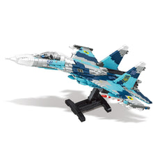 Load image into Gallery viewer, 2332PCS Military WW2 SU-27 Sukhoi Flanker Air Fighter Aircraft Figure Model Toy Building Block Brick Gift Kids Compatible Lego