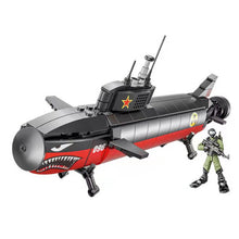 Load image into Gallery viewer, 435PCS Military WW2 Ballistic Missile Nuclear Submarine Figure Model Toy Building Block Brick Gift Kids