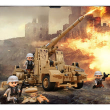 Load image into Gallery viewer, 829PCS Military WW2 Flak 36 88mm Antiaircraft Figure Model Toy Building Block Brick Gift Kids