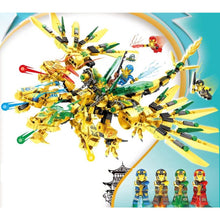 Load image into Gallery viewer, 806PCS MOC Ninja Ultra Gold Dragon Figure Model Toy Building Block Brick Gift Kids Compatible Lego