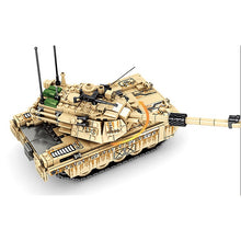 Load image into Gallery viewer, 801PCS 2in1 M1A2 Abrams Main Battle Tank HUMMER H2 Model Toy Figure Building Block Brick Gift Kids