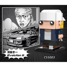 Load image into Gallery viewer, Japan MOC Comic Cartoon JDM Racing Initial D Movie Figure Model Toy Building Block Brick Gift Kids