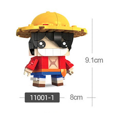 Load image into Gallery viewer, Cartoon Comic Gaming One Piece Mini Figure Minifigure Model Construction Action Toy Display Building Block Brick Educational Gift Set Kids