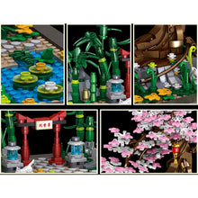 Load image into Gallery viewer, 1101PCS Bonsai Mini Peach Flower Blossom Tree Park Figures Model Building Block Brick Toy Display Gift Set Kids Elegant New Compatible Lego