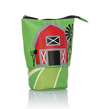 Load image into Gallery viewer, Thirty One Hide & Peek Pouch Cosmetic Pen Bag 31 Gift Cute in Barnyard Buddy