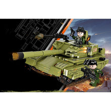 Load image into Gallery viewer, 391PCS Military WW2 99A Main Battle Tank Figure Model Toy Building Block Brick Gift Kids Compatible Lego