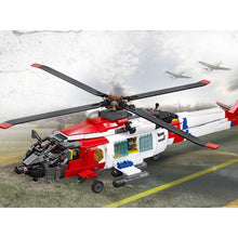 Load image into Gallery viewer, 1408PCS Military WW2 MH-60T Jayhawk Rescuer Helicopter Model Toy Building Block Brick Gift Kids Compatible Lego