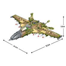 Load image into Gallery viewer, 529PCS Military WW2 J-15 Flying Shark Flanker-D Air Fighter Aircraft Figure Model Toy Building Block Brick Gift Kids Compatible Lego