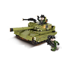 Load image into Gallery viewer, 391PCS Military WW2 99A Main Battle Tank Figure Model Toy Building Block Brick Gift Kids Compatible Lego