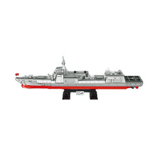 Load image into Gallery viewer, 831PCS Military WW2 Type 055 Missile Destroyer Battle Ship Renhai Class Model Toy Building Block Brick Gift Kids Compatible Lego