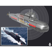 Load image into Gallery viewer, 1020PCS Military WW2 Xia Class 092 Nuclear Submarine Figure Model Toy Building Block Brick Gift Kids Compatible Lego 1:190