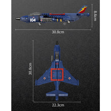 Load image into Gallery viewer, 310PCS Military WW2 Harrier Jet Air Fighter Aircraft Figure Model Toy Building Block Brick Gift Kids Compatible Lego