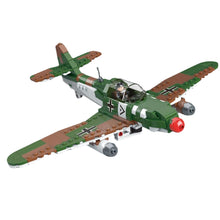Load image into Gallery viewer, 427PCS Military WW2 Messerschmitt ME-262 Schwalbe Air Fighter Aircraft Figure Model Toy Building Block Brick Gift Kids Compatible Lego