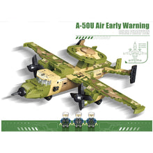 Load image into Gallery viewer, 517PCS Military WW2 AEW Mainstay A-50 Beriev Early Warning Aircraft Figure Model Toy Building Block Brick Gift Kids Compatible Lego
